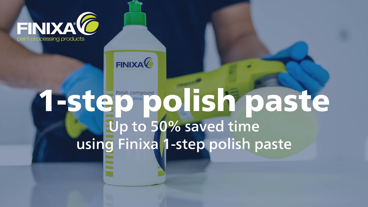 Up to 50% saved time using Finixa 1-step polish paste
