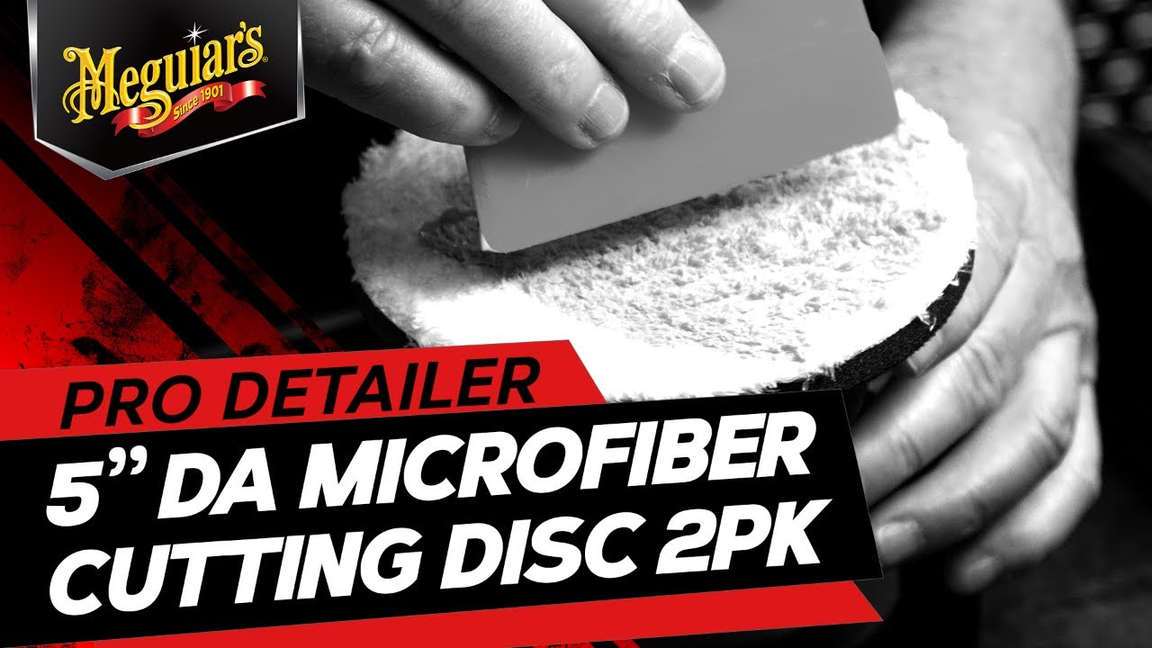 Remove Swirls & Scratches For a Swirl Free Shine - Meguiar's 5" DA Microfiber Cutting Disc