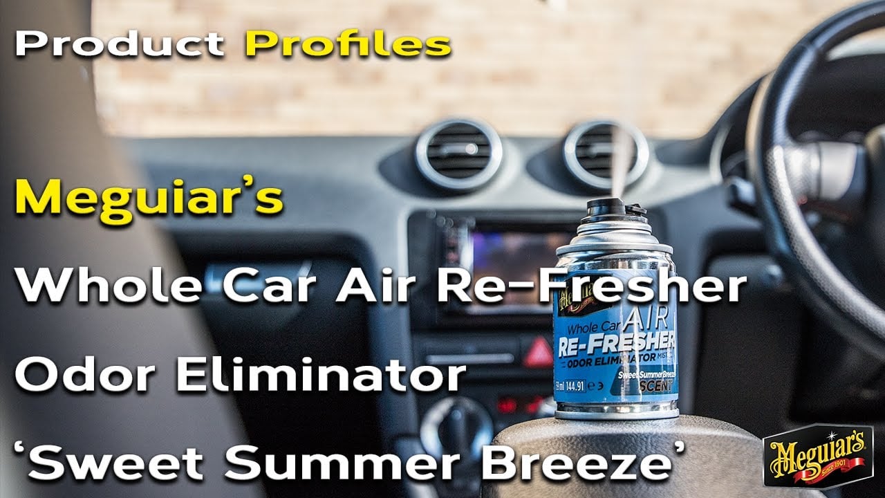 Meguiar's Whole Car Air Re-fresher Odor Eliminator *Sweet Summer Breeze Scent - Product Profiles