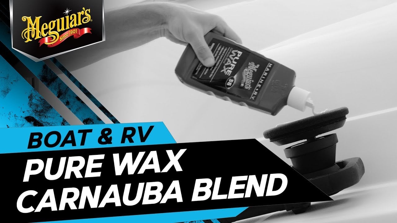 Marine Wax & RV Wax for High-Gloss Protection - Marine/RV Pure Wax Carnauba Blend