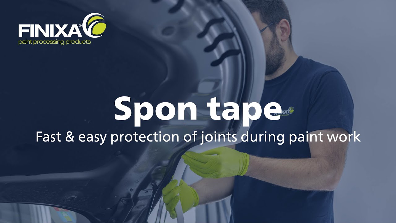 Oval Shaped Spon Tape: Fast & easy protection of joints during paint work ⏱️