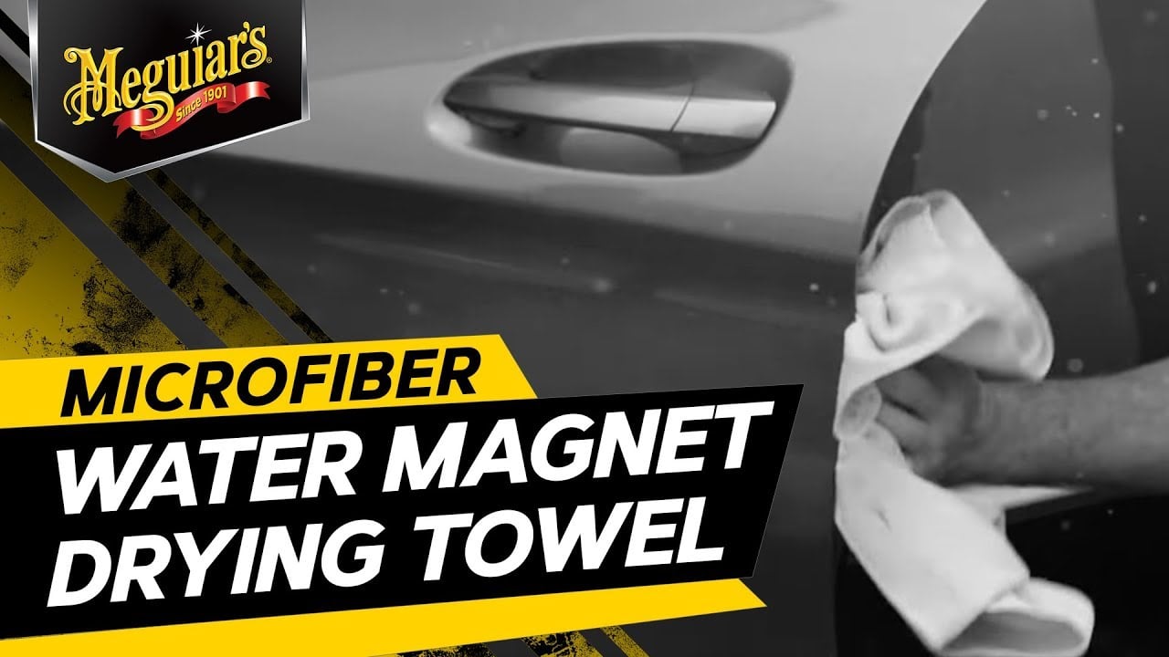Meguiar’s Microfiber Water Magnet Drying Towel - For Gentle  Drying