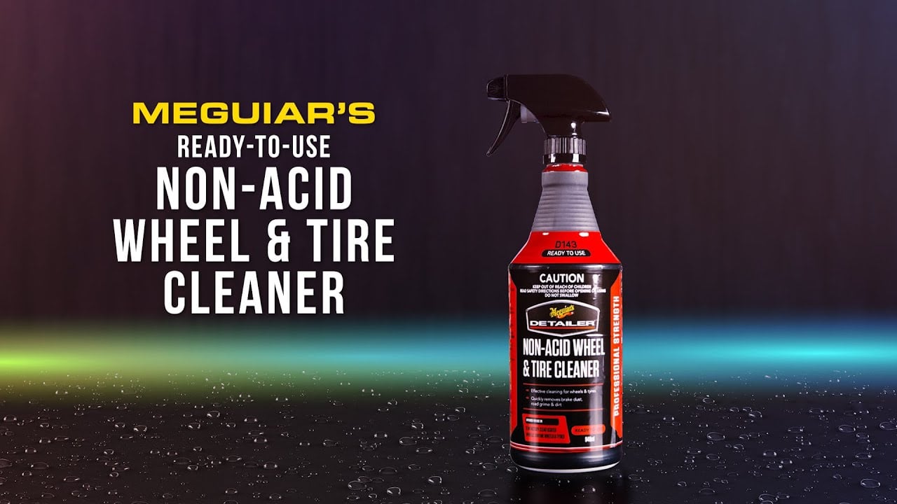 Meguiar's Non-Acid Wheel & Tire Cleaner - Detailer Essentials
