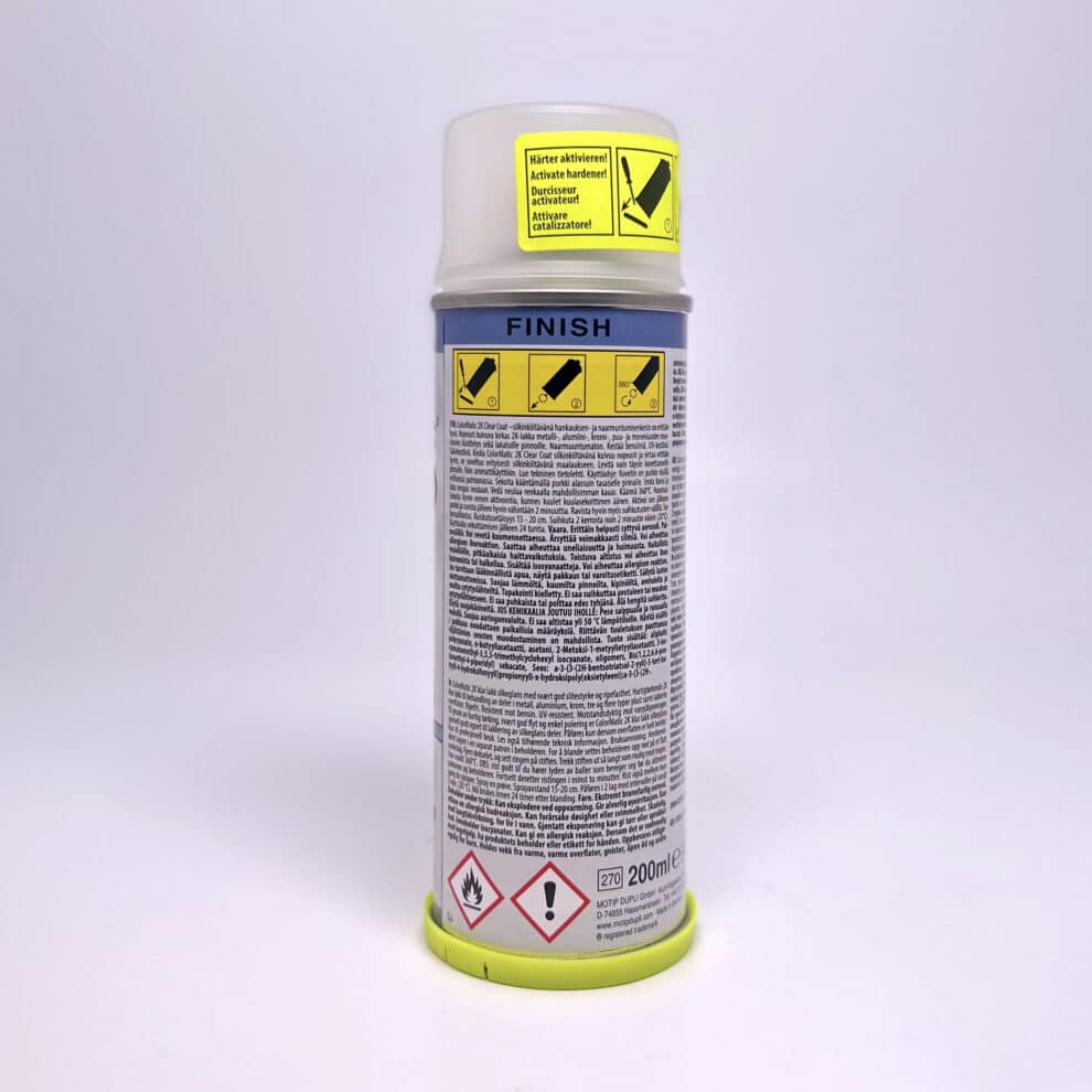 ColorMatic 2K klarlakk silkeglans bak