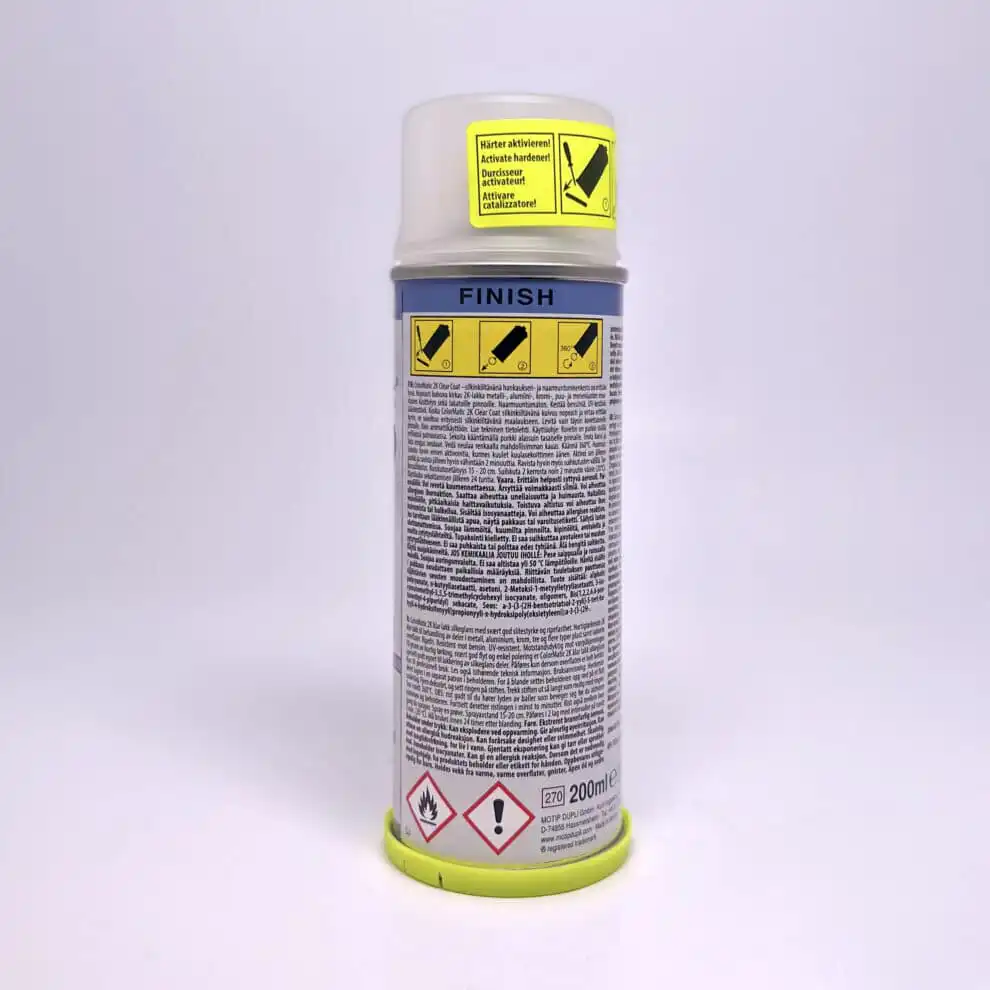 ColorMatic 2K klarlakk silkeglans bak