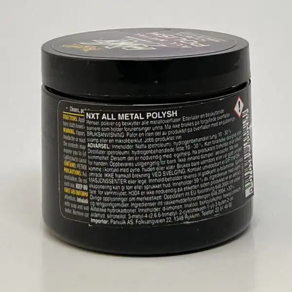 Meguiars All Metall Polish tekst