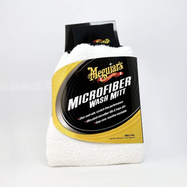 Meguiars Microfiber Wash mitt tekst