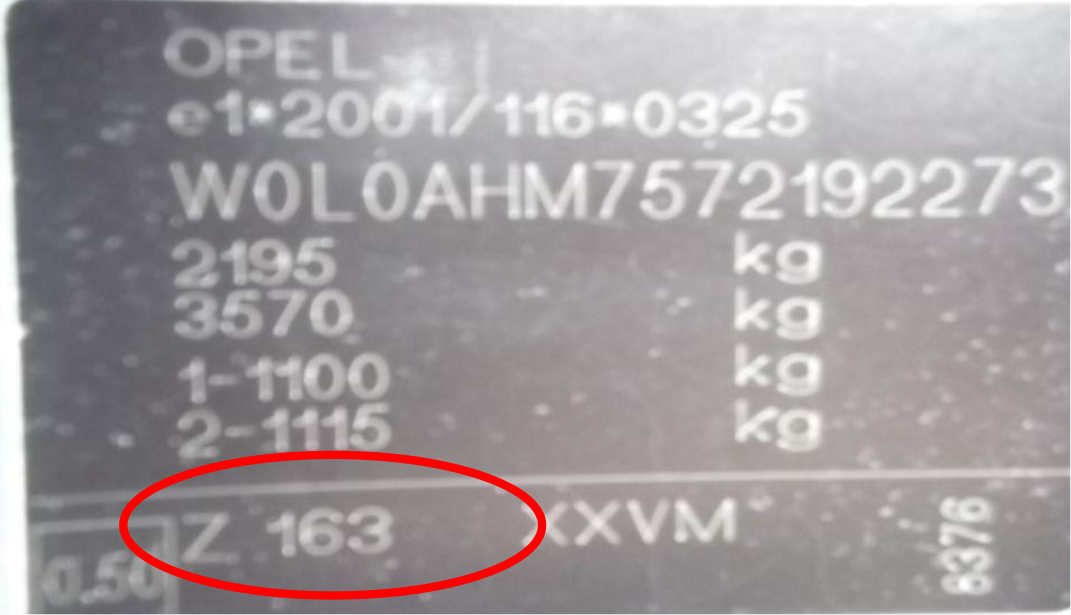 Opel Lakk kode for opel