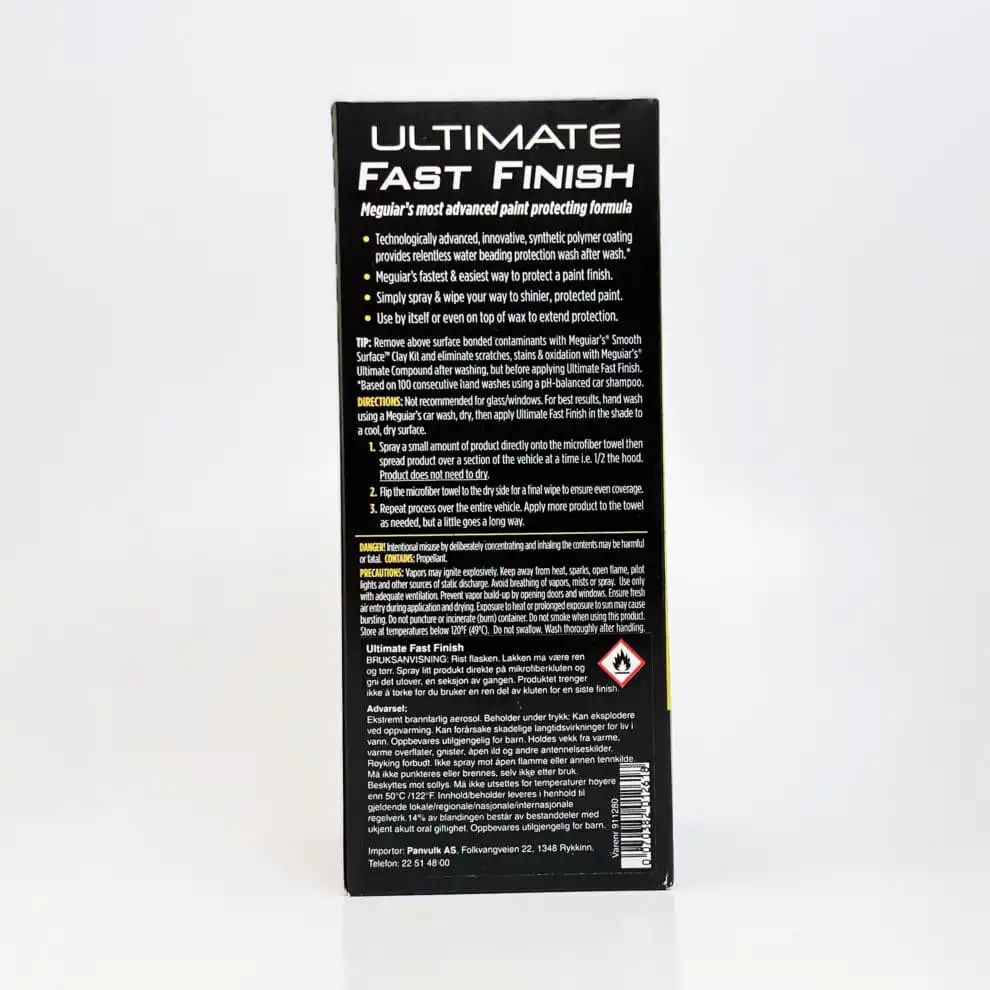 Meguiars Ultimate fast finish produkt