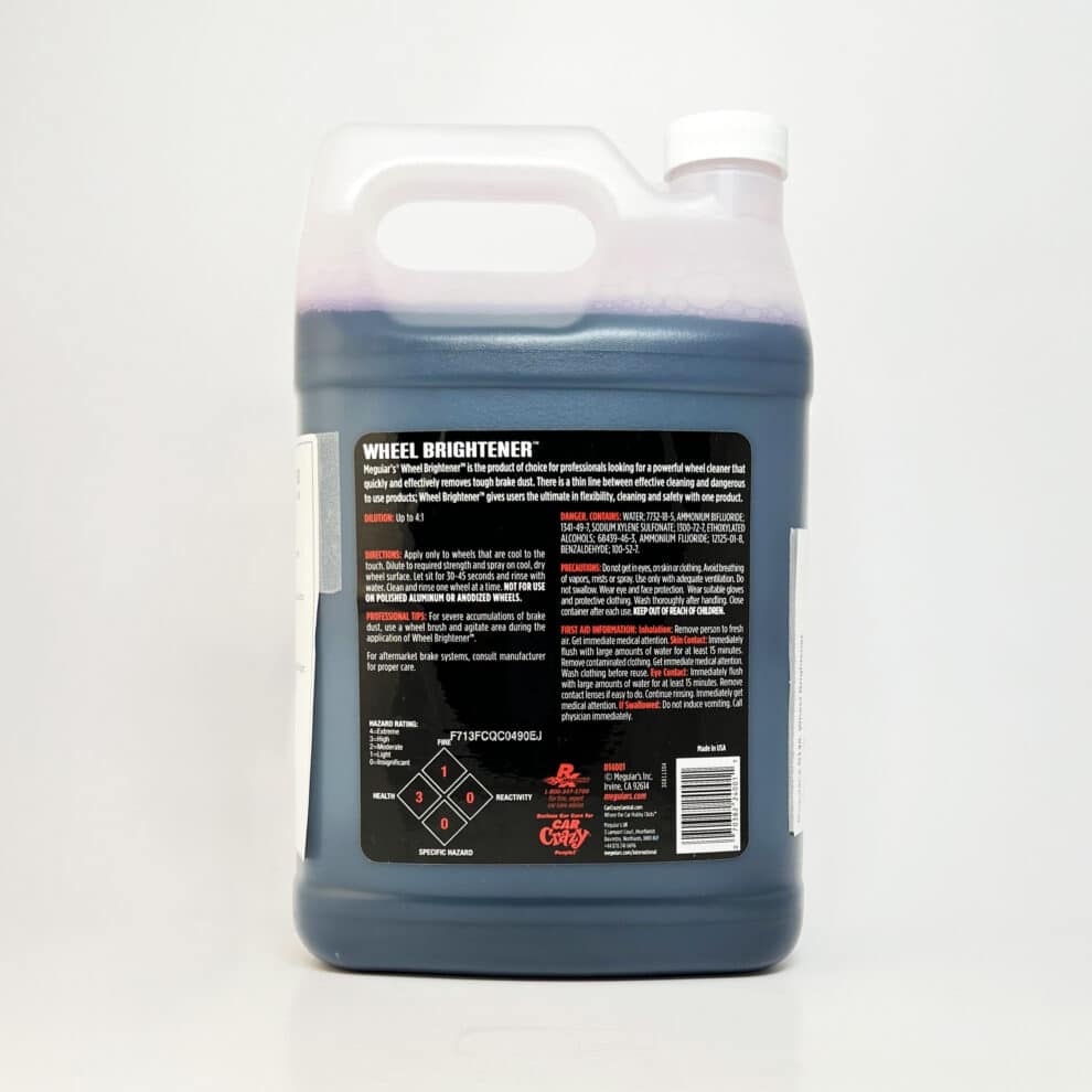 Meguiars Wheel Brightener tekst