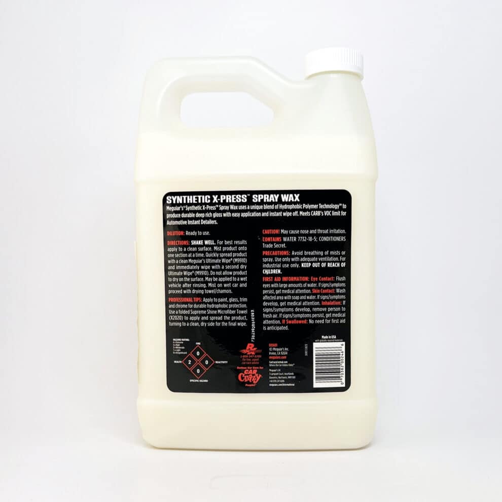 Meguiars X-press Spraywax informasjon