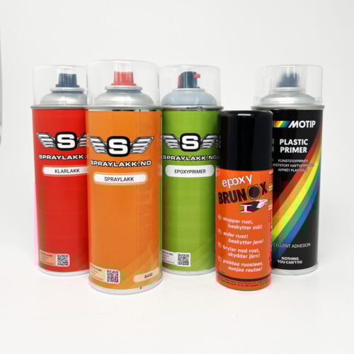 Brunox klarlakk plast epoxyprimer
