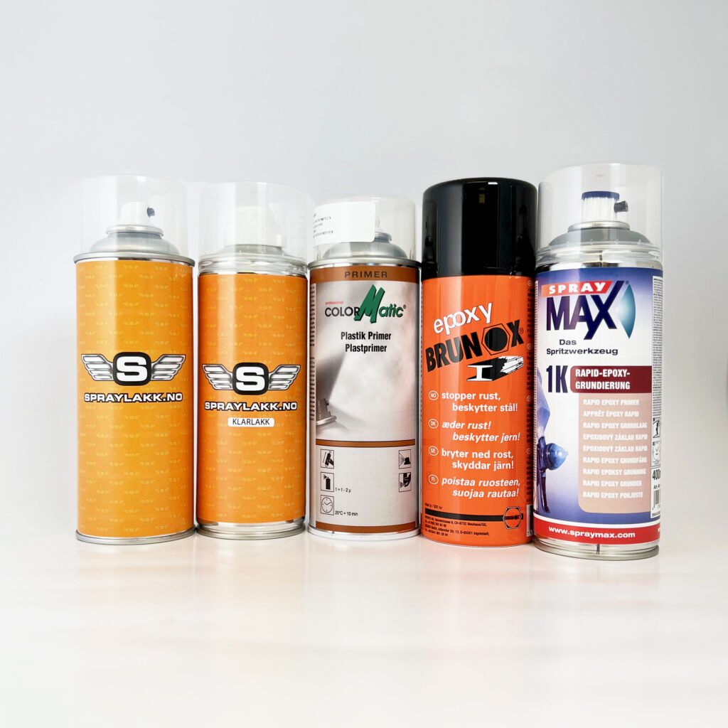 Lakk til bil Typer Spraylakk.no
