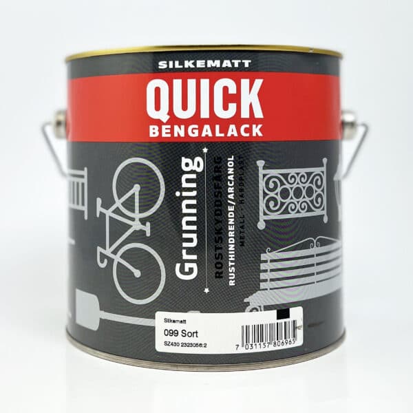 Bengalack grunning sort 99 3ltr