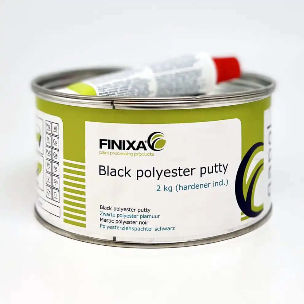 Finixa black polyester putty 2kg