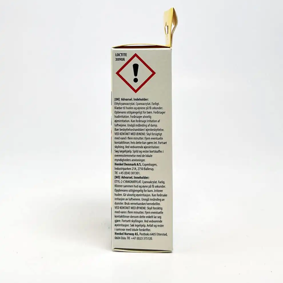 Loctite 3090 2K hurtiglim innhold