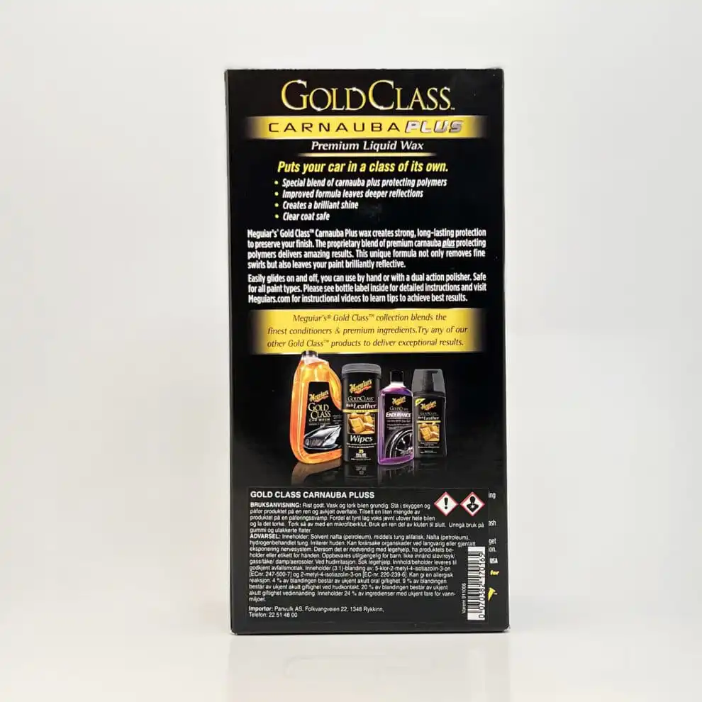 Meguiars GoldGlass Carnauba plus