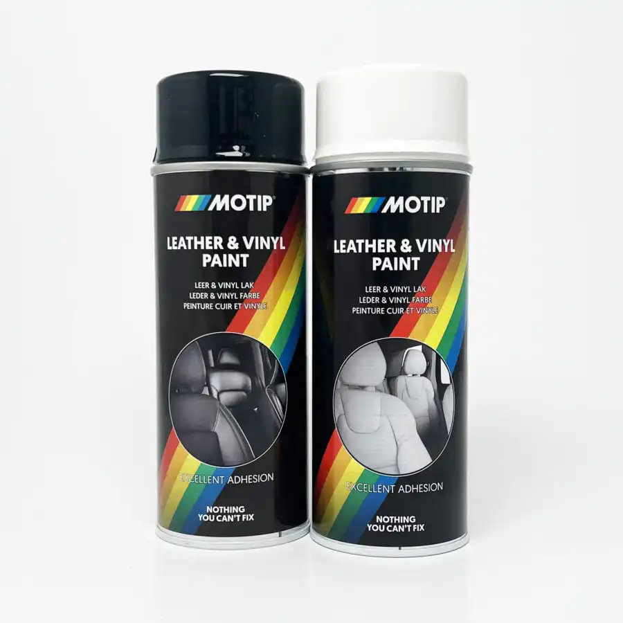 Motip vinylspray sort hvit