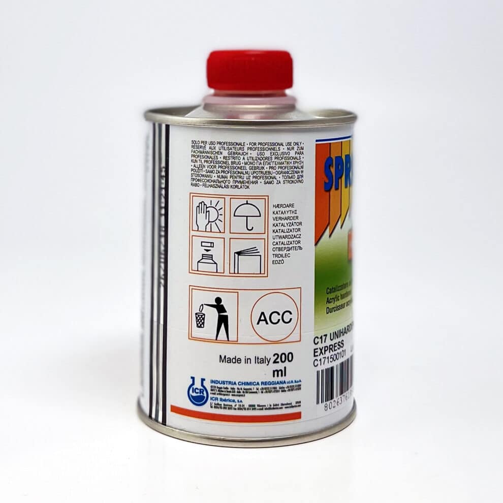 Sprint Hardener C17 200ml tekst
