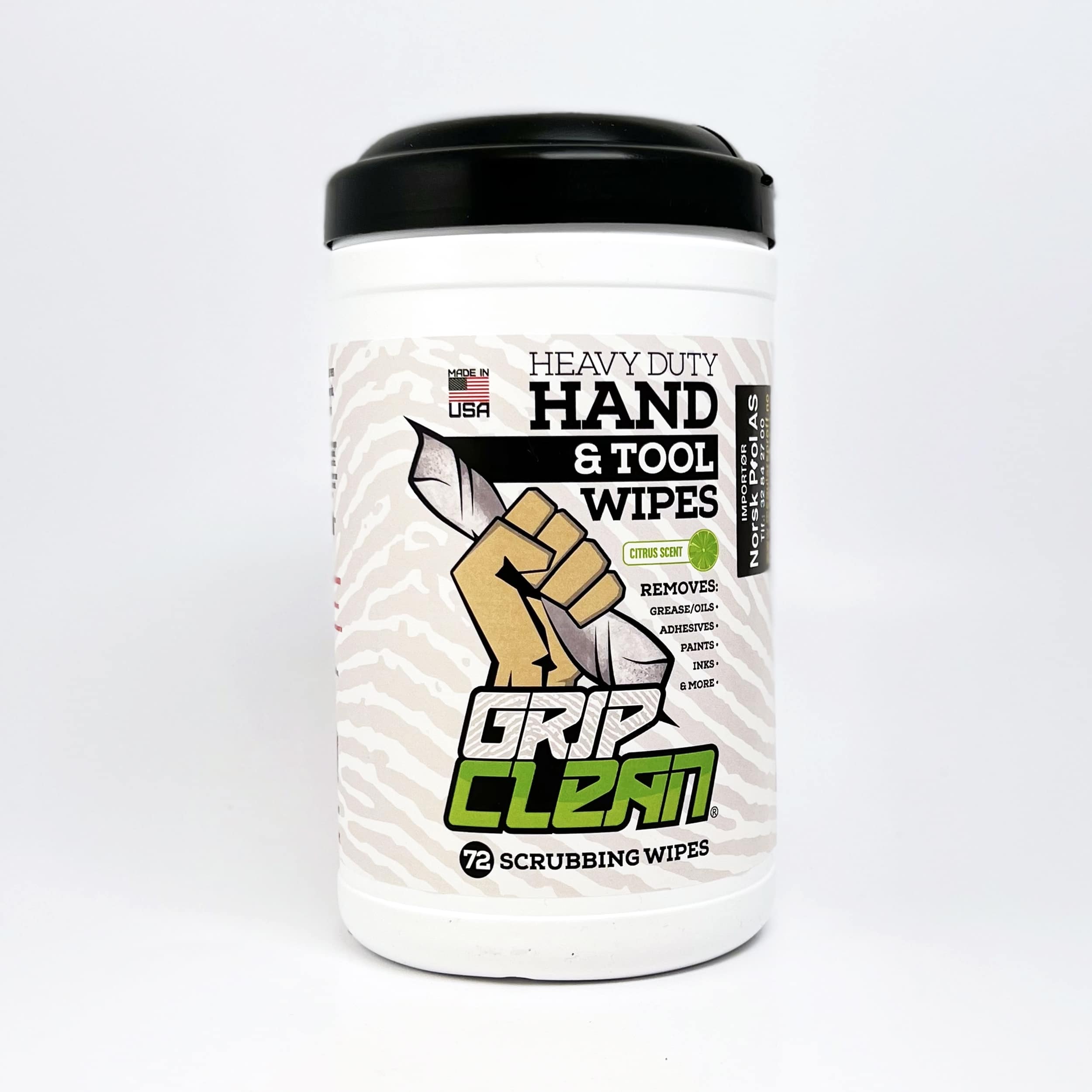 Grip Clean Wipes –