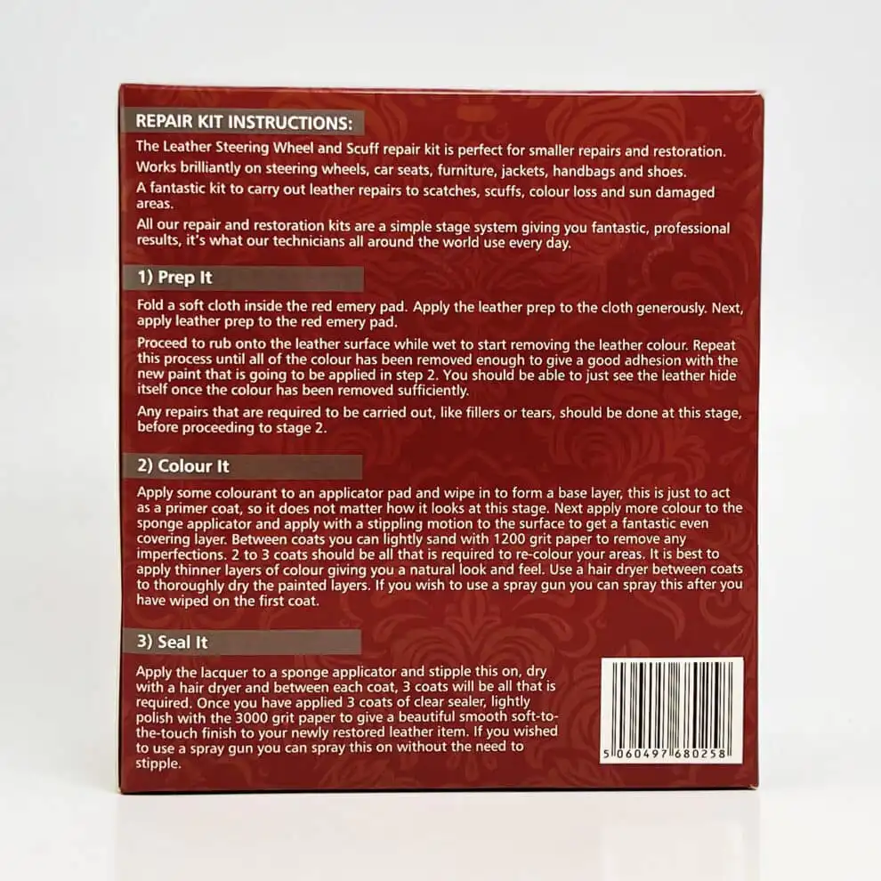 Steering Wheel & surface repair kit color