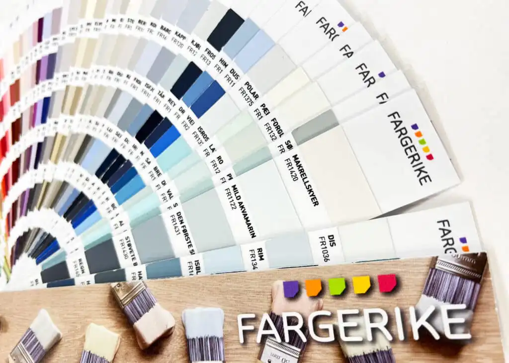 Fargerike farger spraymaling