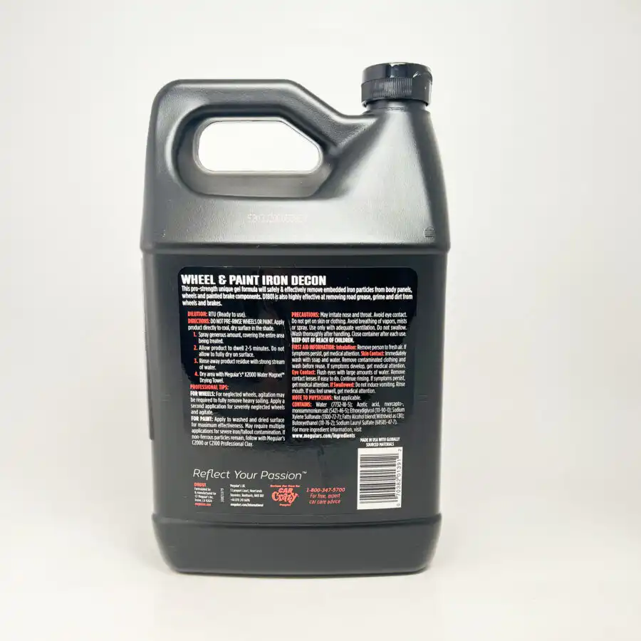 Meguiars Wheel & paint Iron Decon info