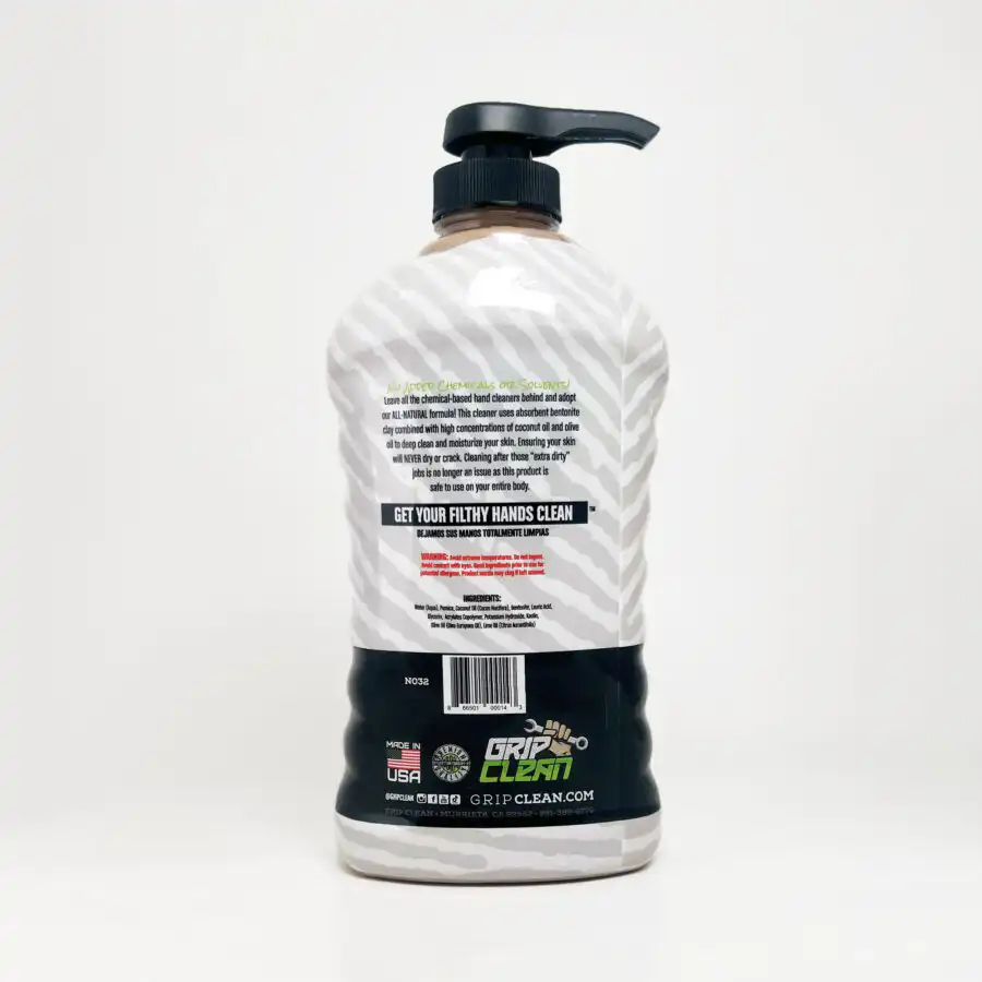 Grip clean hand soap