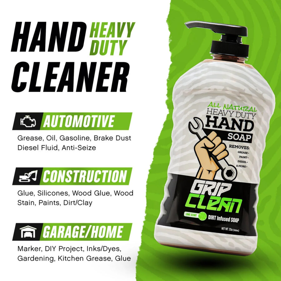 Grip clean hand soap