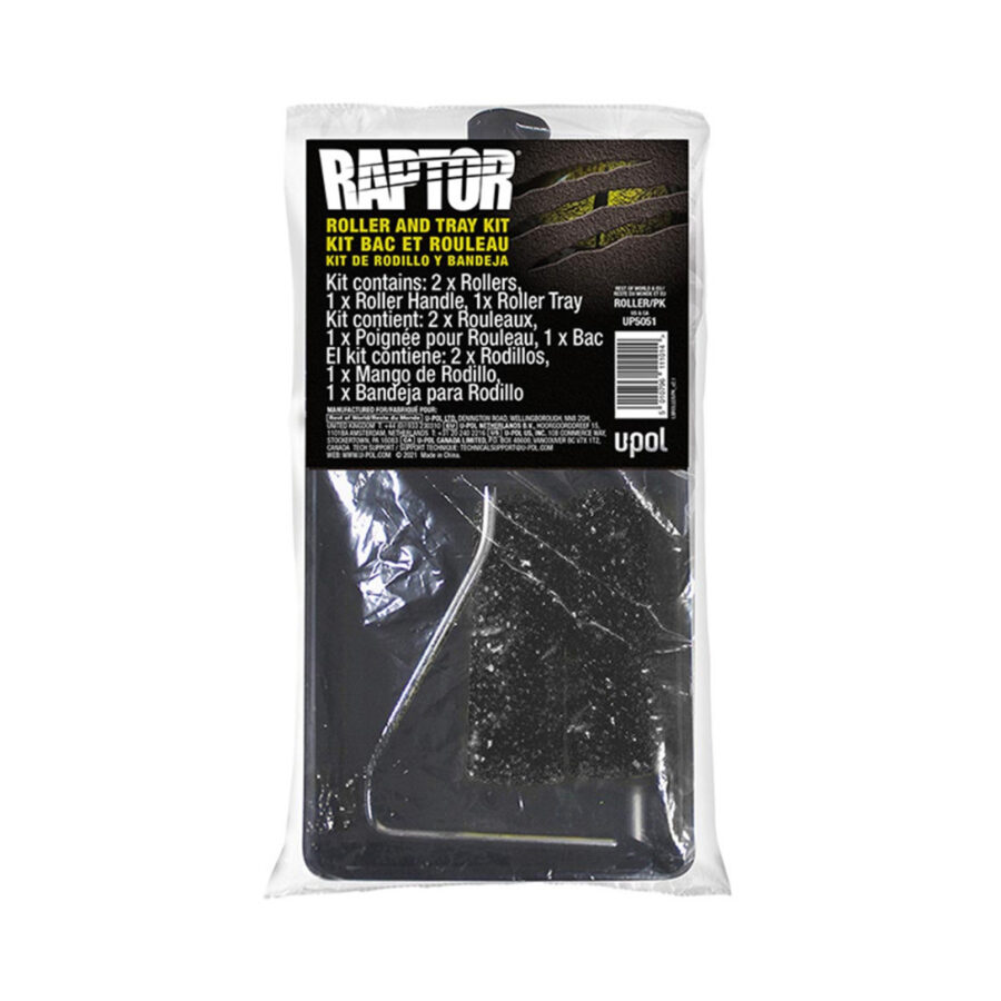 Raptor bedliner Rullesett 10cm