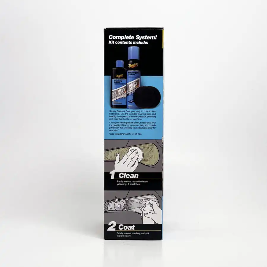 Meguiars headlight restorer kit