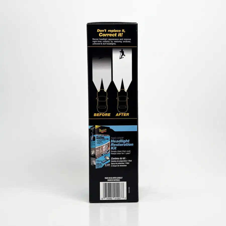 Meguiars headlight restorer kit